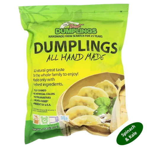 Spinach & Kale - 시금치 케일 만두